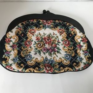 Danielle of Canada Bags - Japan Tapestry & Bakelite Frame Clutch Handbag Danielle of Canada Bags - Japan Tapestry & Bakelite Frame Clutch Handbag